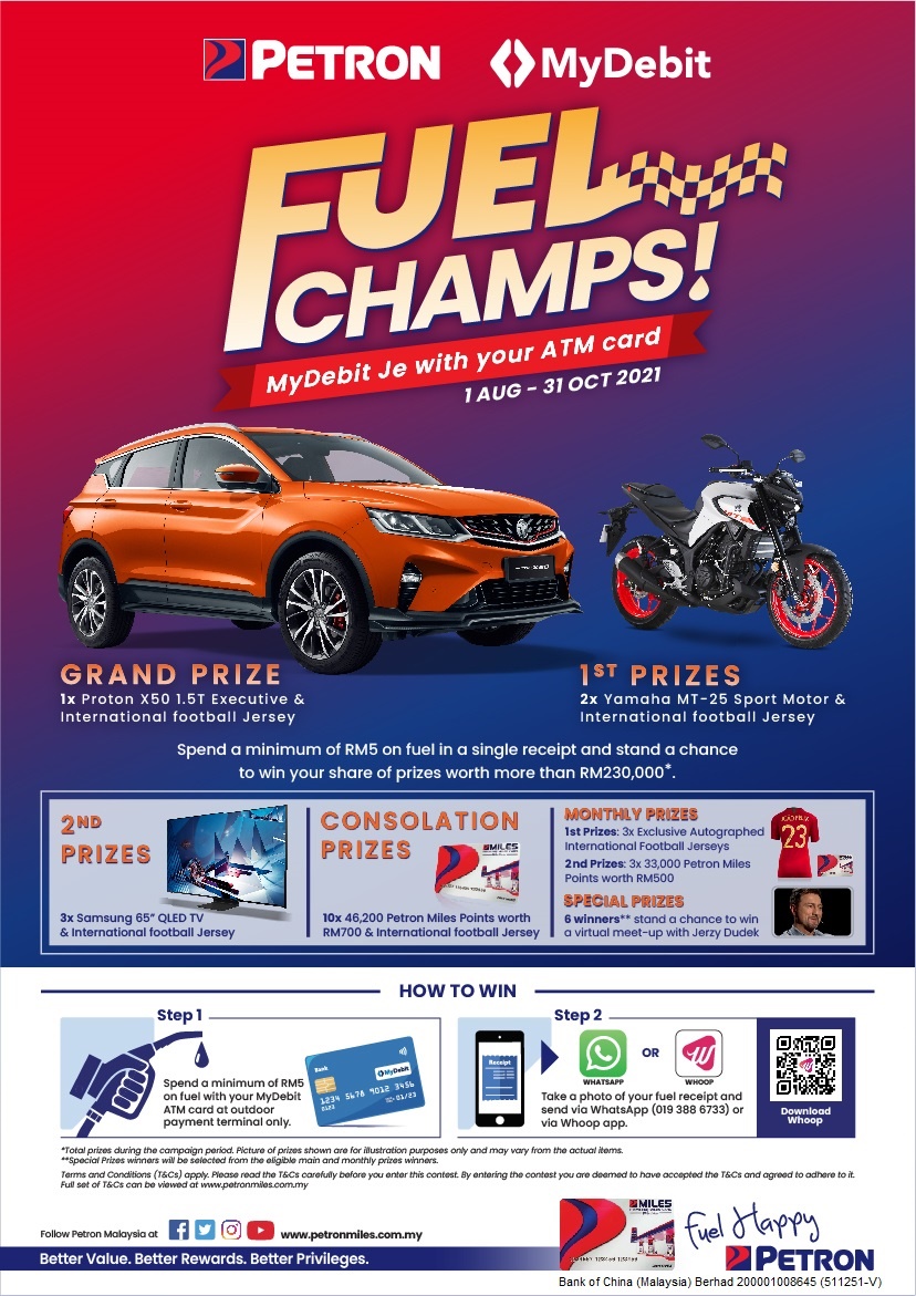 MyDebit Je with your ATM card- Fuel Champs | 信息资讯| 中国银行@马来西亚